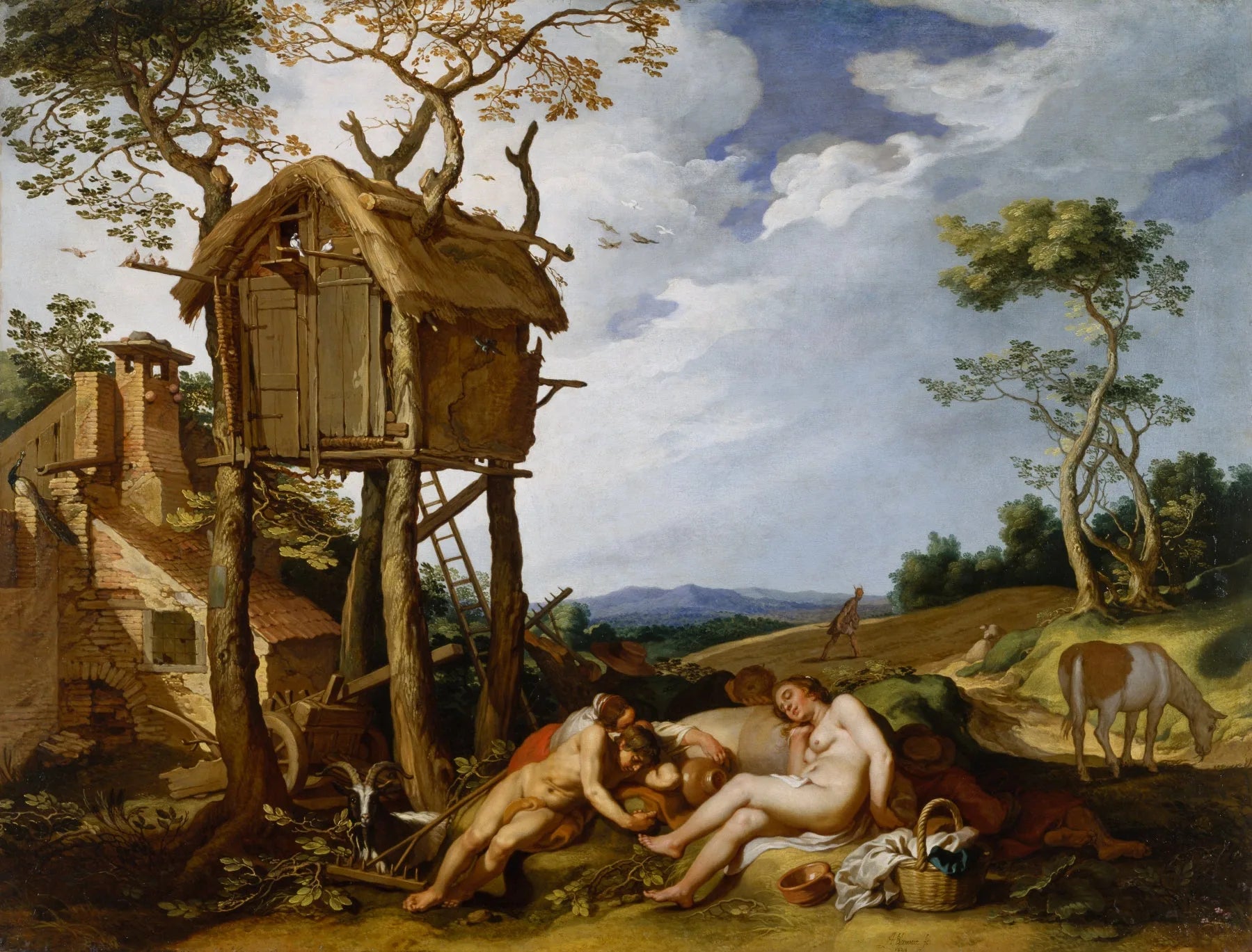Parabole du bon grain et de l'ivraie - Abraham Bloemaert image 1 copie peinte à la main à l’huile