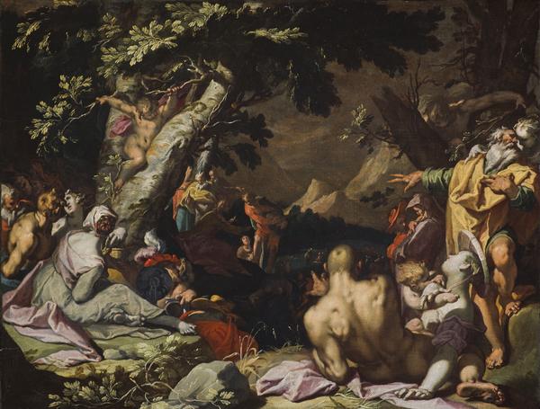 Miracle des pains (Jésus nourrit les cinq mille) - Abraham Bloemaert