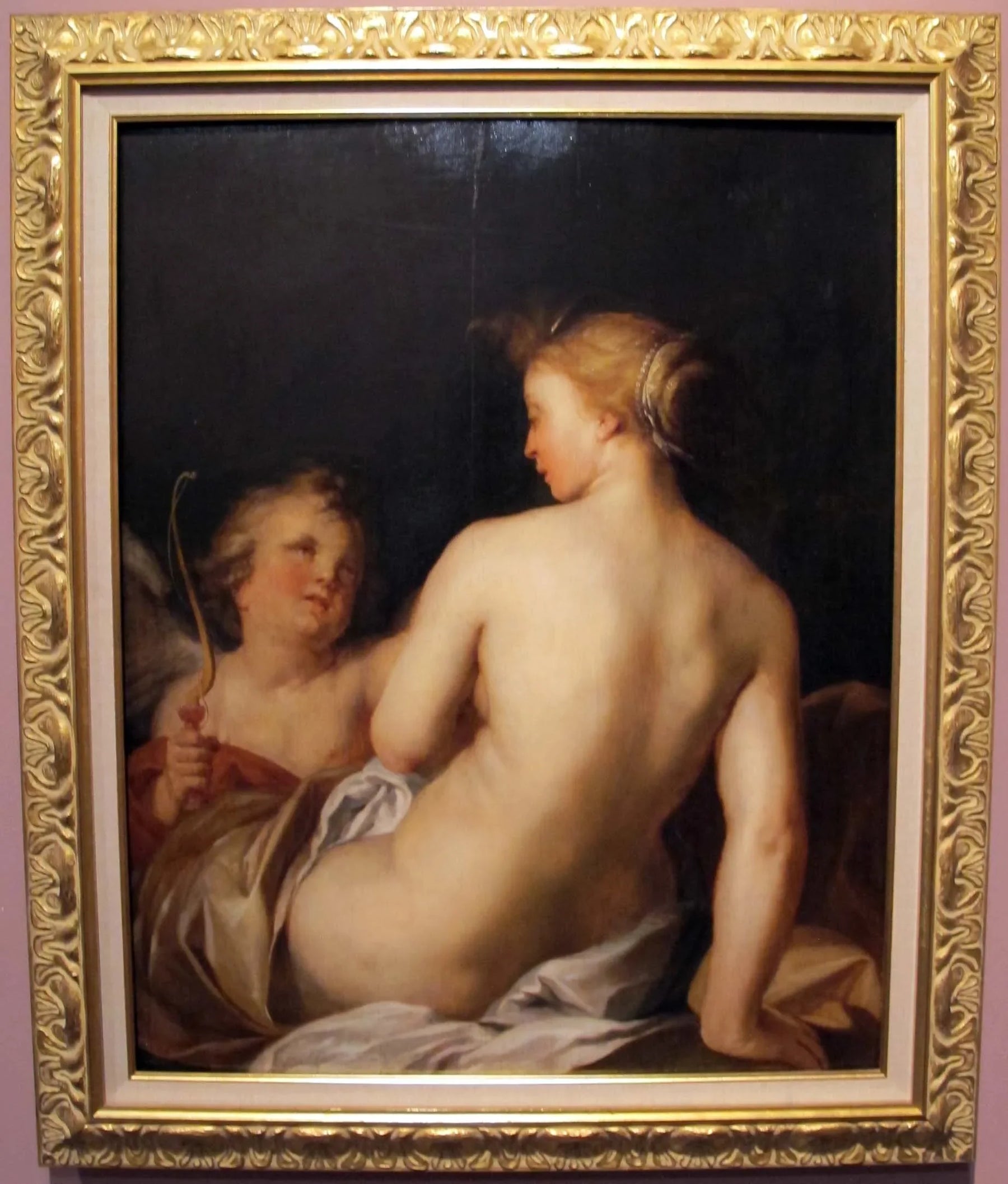 Vénus et Cupidon - Abraham Bloemaert image 1 copie peinte à la main à l’huile
