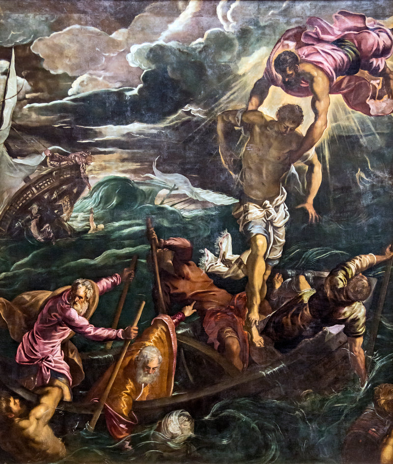 San Marco che salva un Saraceno dal naufragio - Jacopo Tintoretto