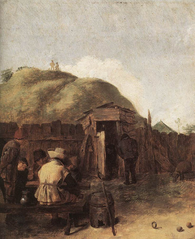 Buveurs attablés - Adriaen Brouwer