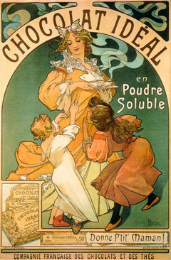 Cioccolato ideale - Alphonse Mucha
