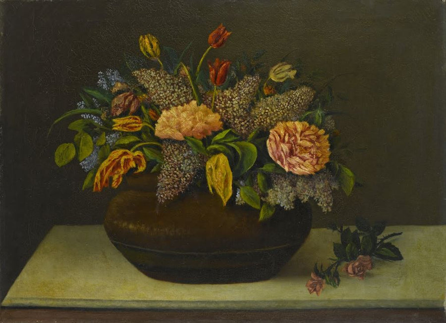 Fleurs — Şeker Ahmed Paşa, vers 1890, huile sur toile