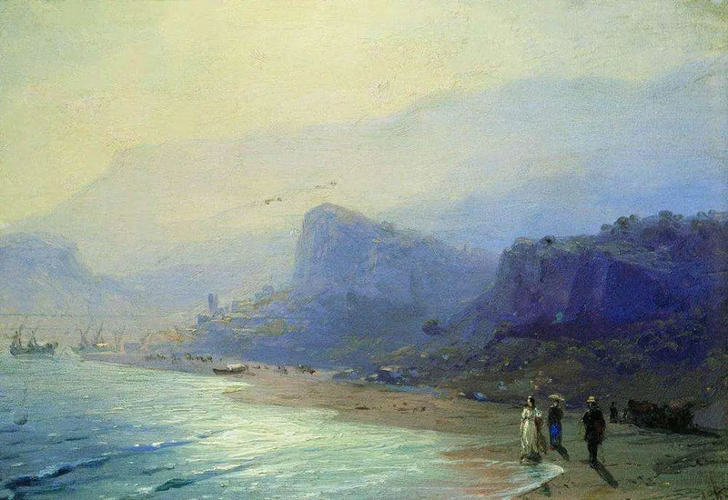 Pouchkine e Raevskaya a Gurzuf - Ivan Aïvazovski