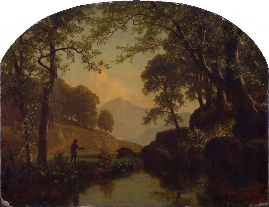 Le ruisseau à truites - Albert Bierstadt