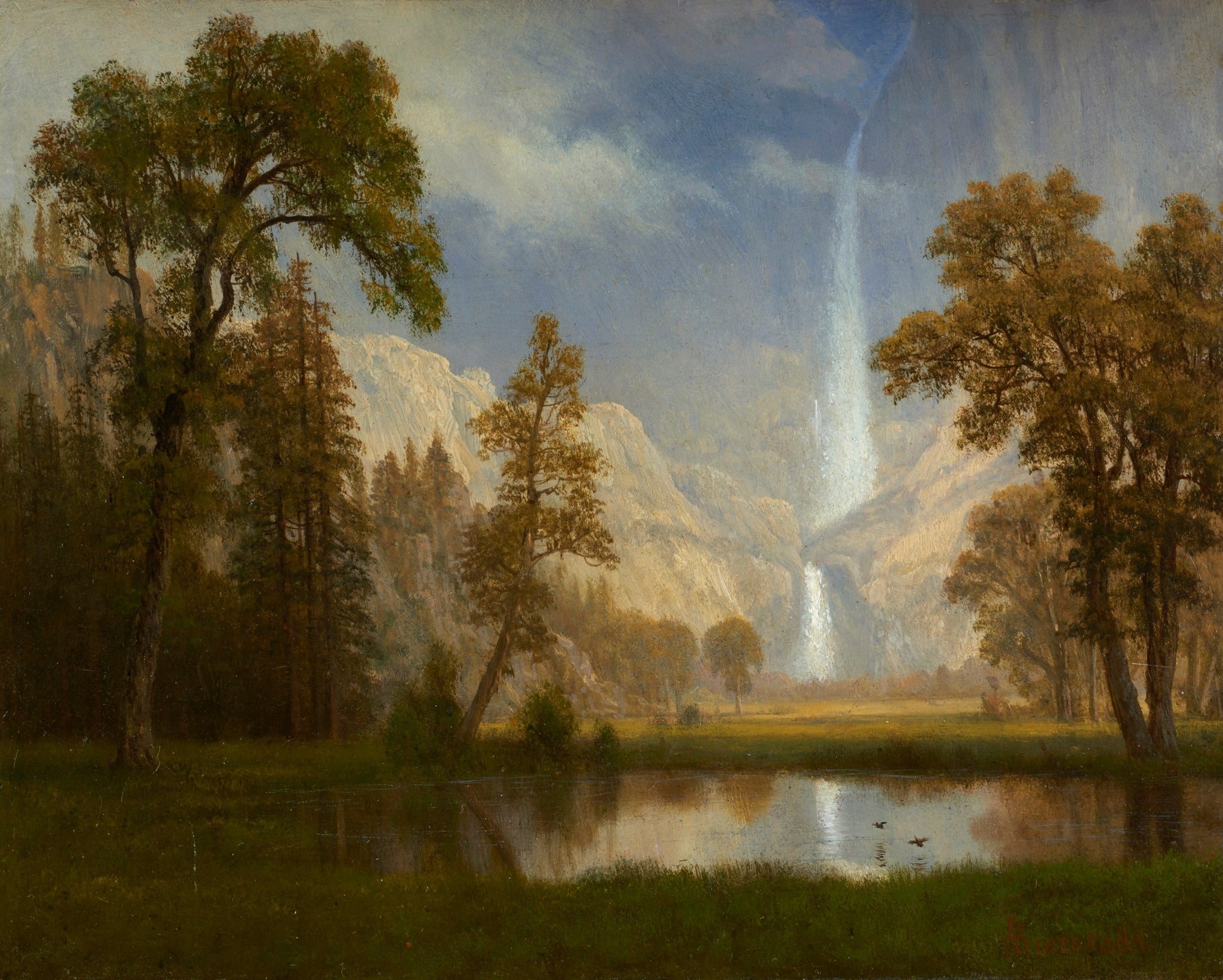 Chutes de Yosemite - Albert Bierstadt