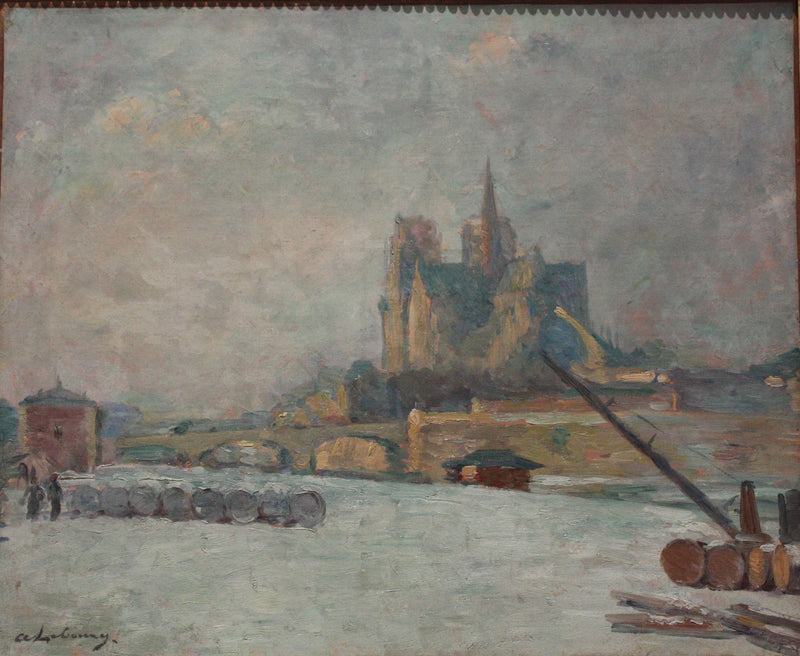 Notre-Dame vista dal Quai de la Tournelle - Albert Lebourg
