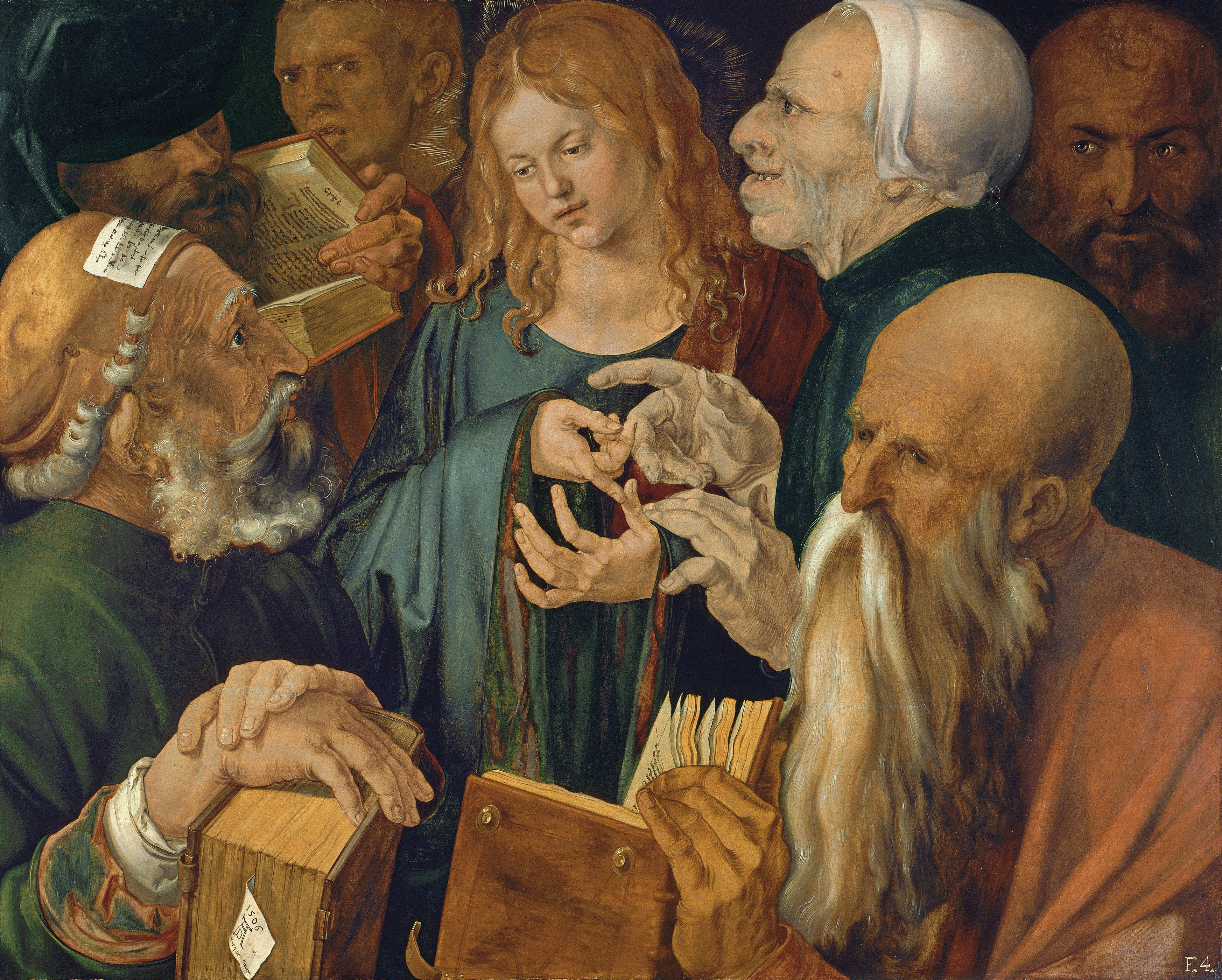 Gesù tra i dottori - Albrecht Dürer