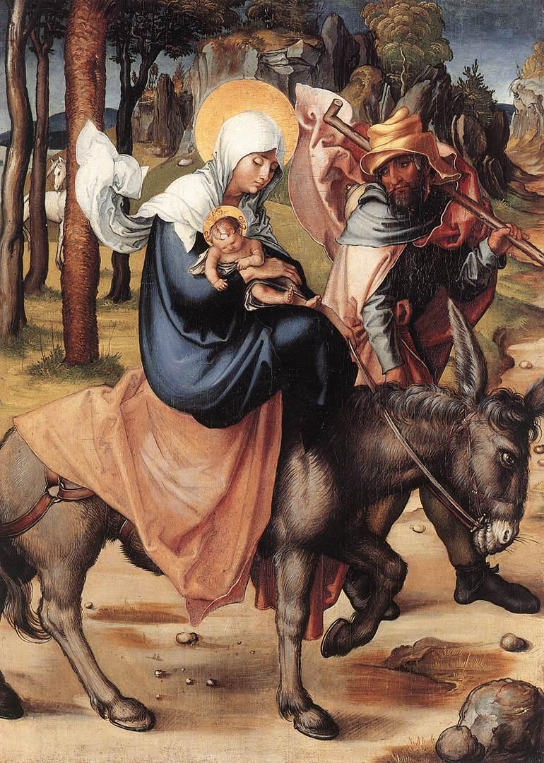 Le Sette Dolori della Vergine: La Fuga in Egitto - Albrecht Dürer