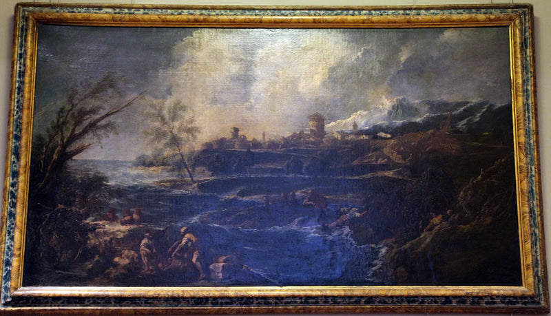 Paysage avec deux personnages - Alessandro Magnasco