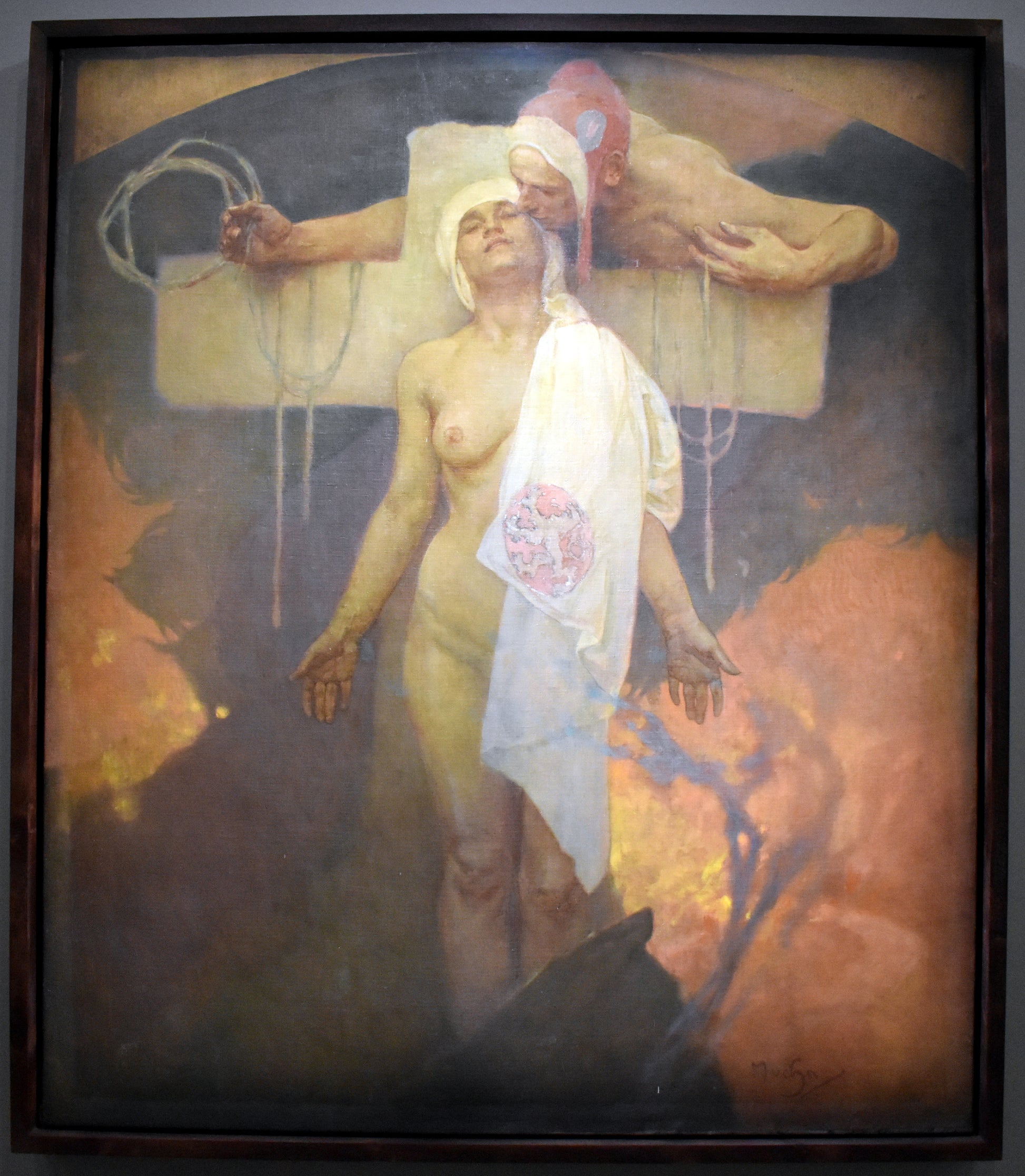 Il Bacio della Francia alla Boemia - Alphonse Mucha