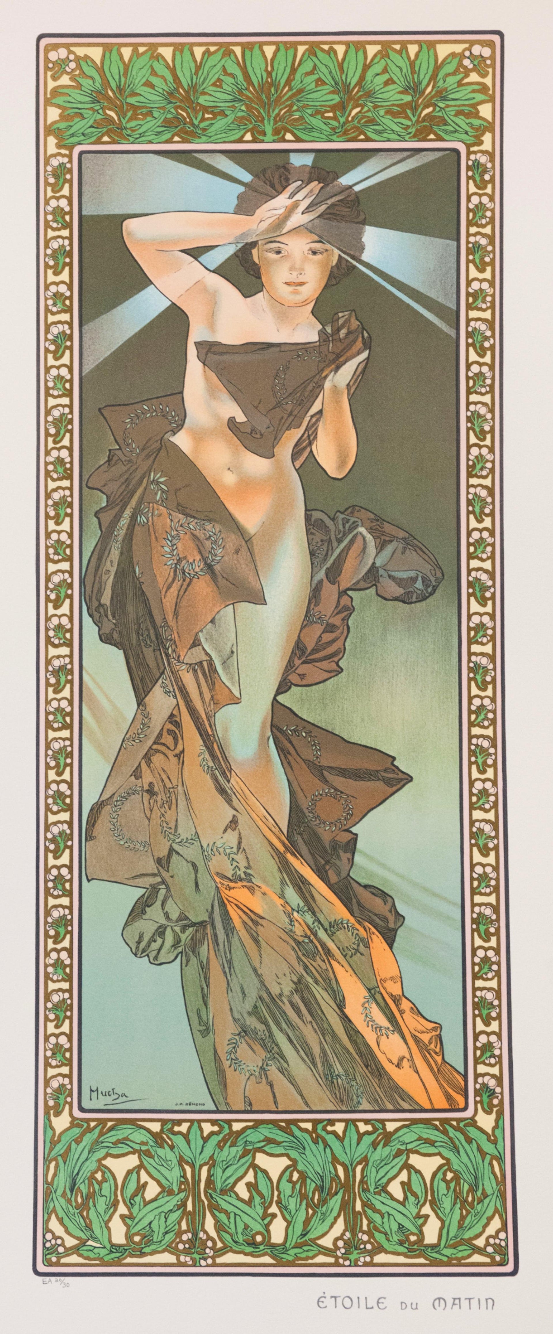 La Lune et les Étoiles : l’Étoile du matin — Alphonse Mucha
