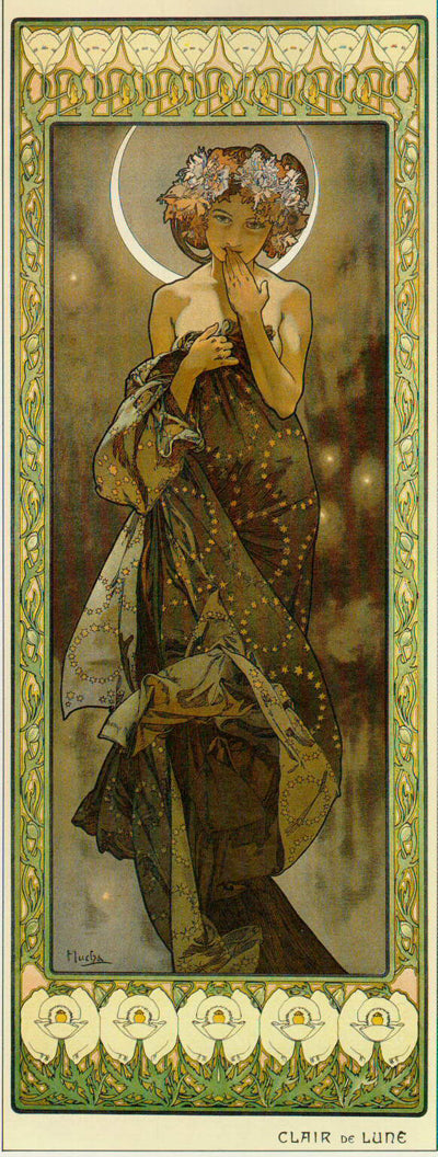 La Lune - Alphonse Mucha