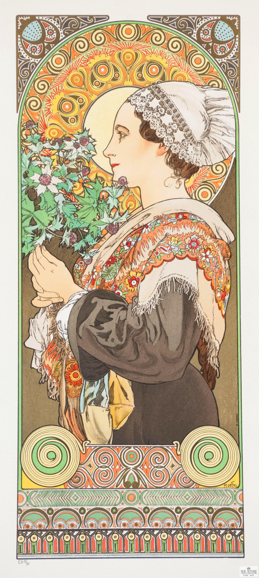 Chardon de grève - Alphonse Mucha
