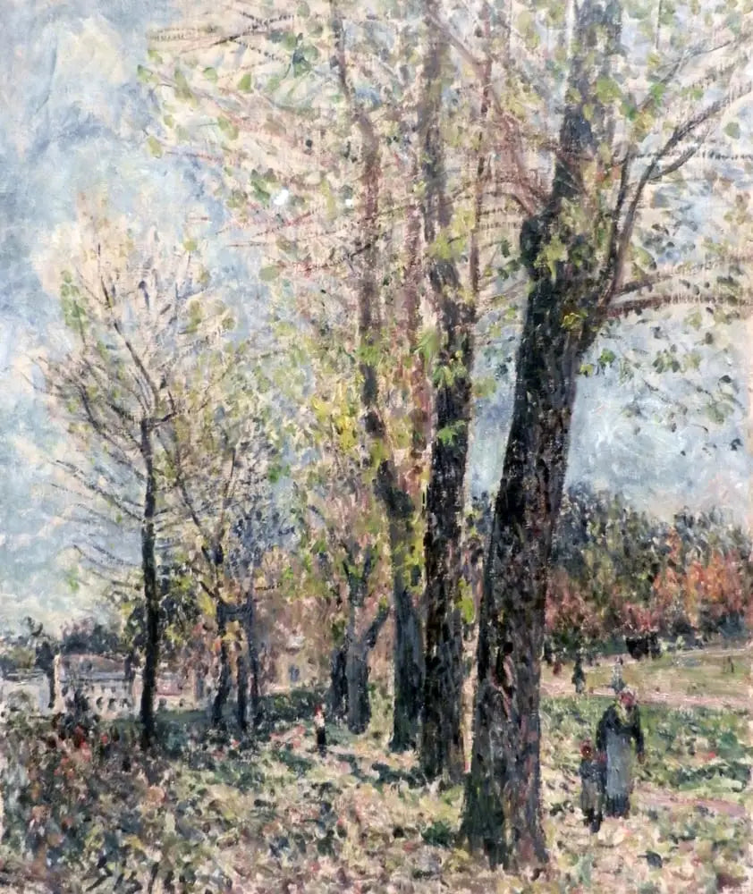 Reproduction du tableau « Paysage aux environs de Moret - Alfred Sisley » par Alpha Reproduction en peinture à l’huile