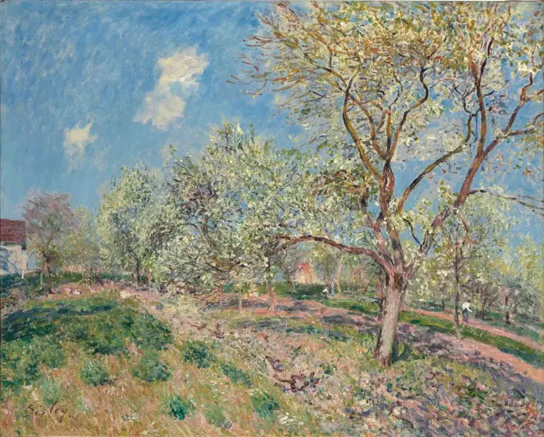 Primavera a Veneux - Alfred Sisley