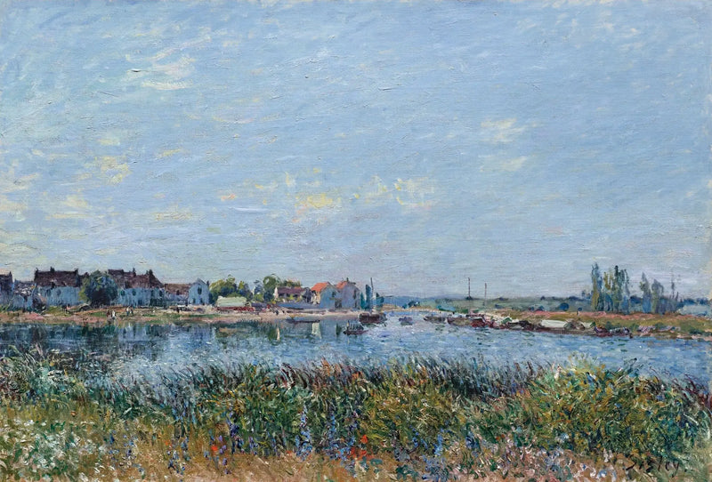 Saint-Mammès al mattino - Alfred Sisley