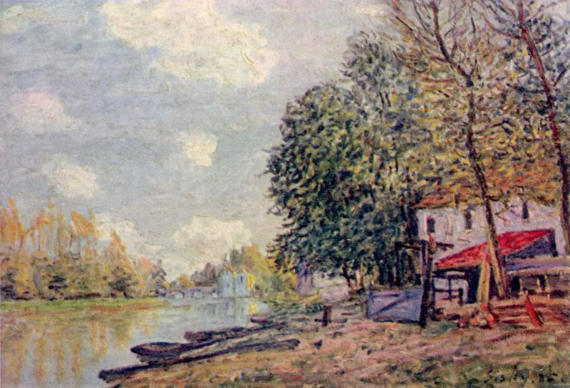 Il Loing a Moret - Alfred Sisley