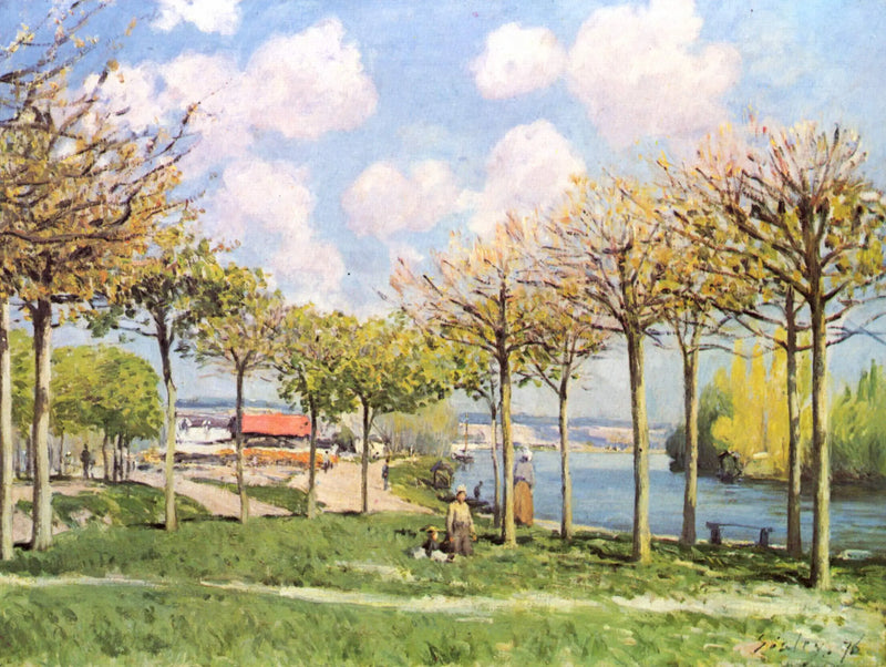 La Senna a Bougival - Alfred Sisley