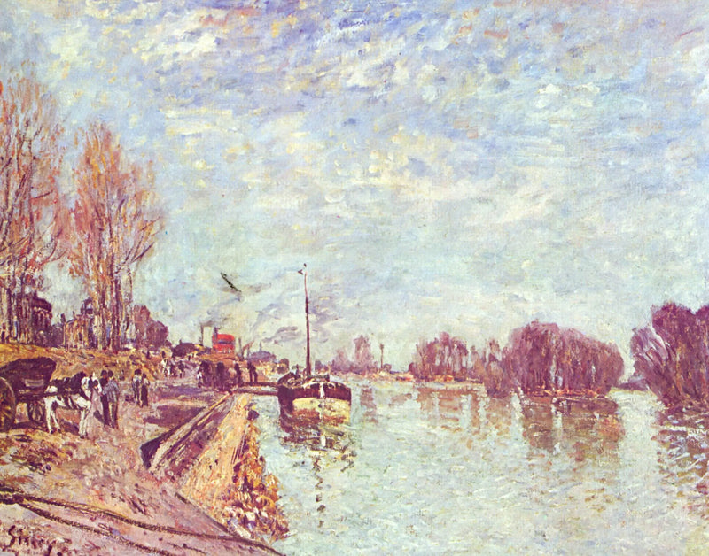 La Senna vicino a Suresnes - Alfred Sisley