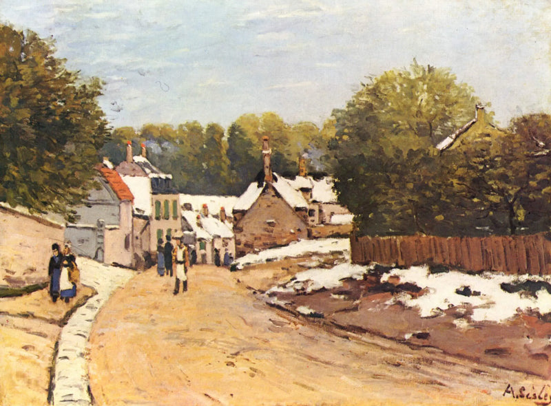 Prime Nevi a Louveciennes - Alfred Sisley