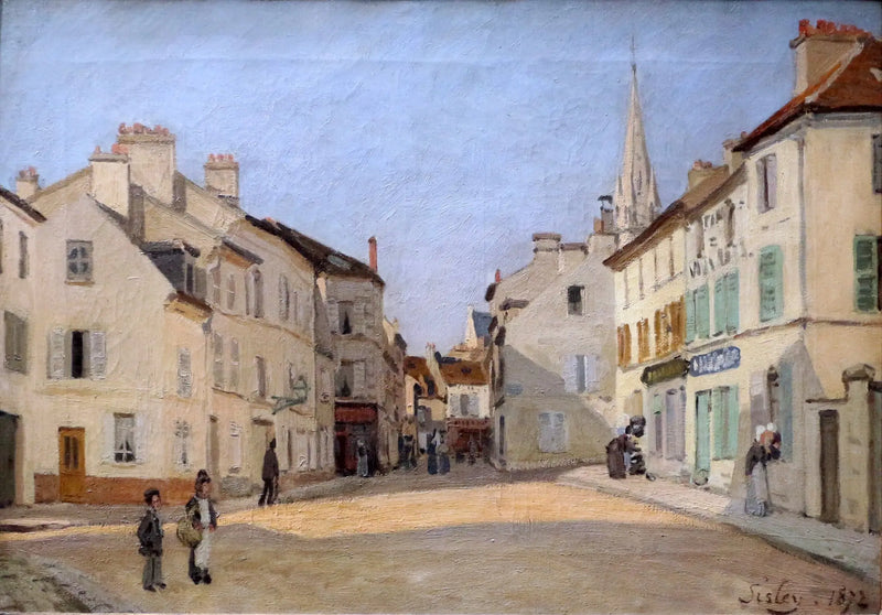 Via della Chaussée ad Argenteuil - Alfred Sisley
