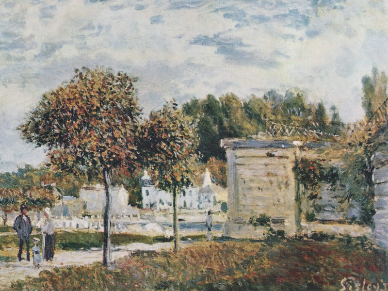 Bacino di Marly - Alfred Sisley