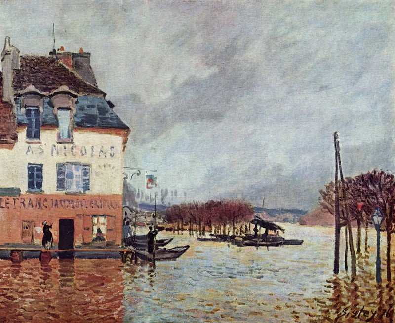 L'inondazione a Port-Marly - Alfred Sisley