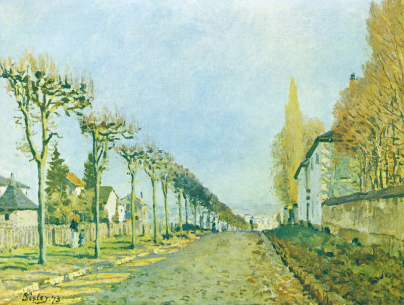 Il Sentiero della Macchina, Louveciennes - Alfred Sisley