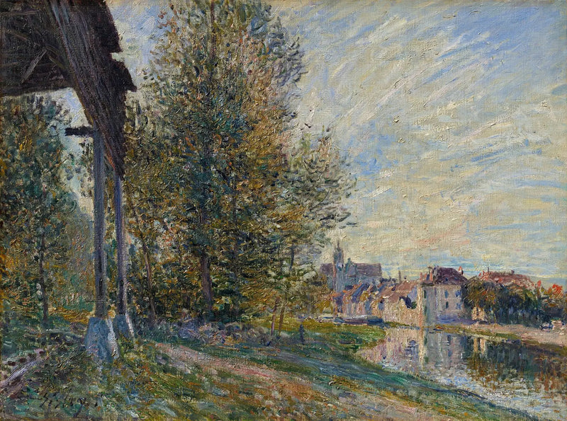 Vicino a Moret-sur-Loing - Alfred Sisley