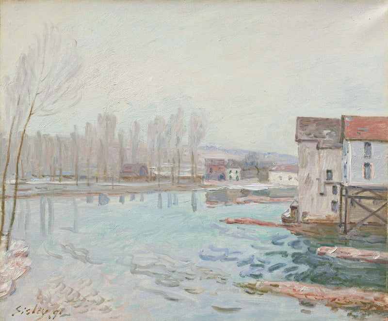 Moret in inverno - Alfred Sisley