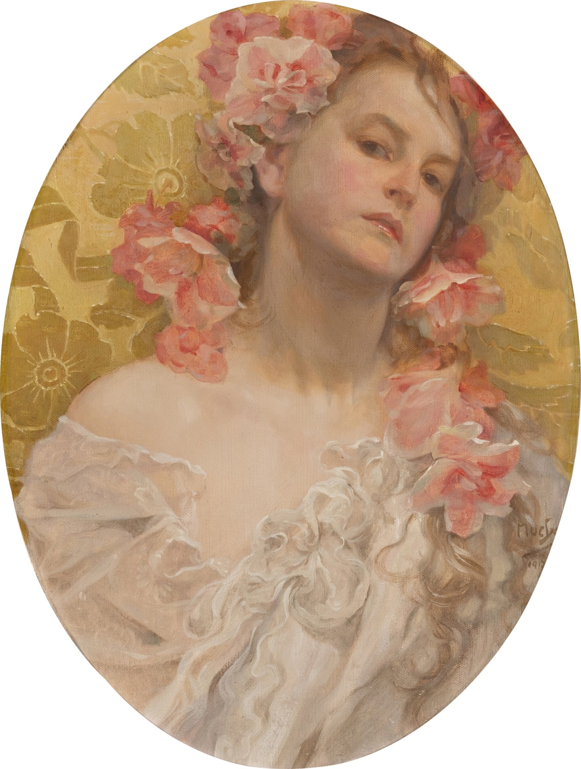 Ritratto di Hanna Vitousek - Alphonse Mucha