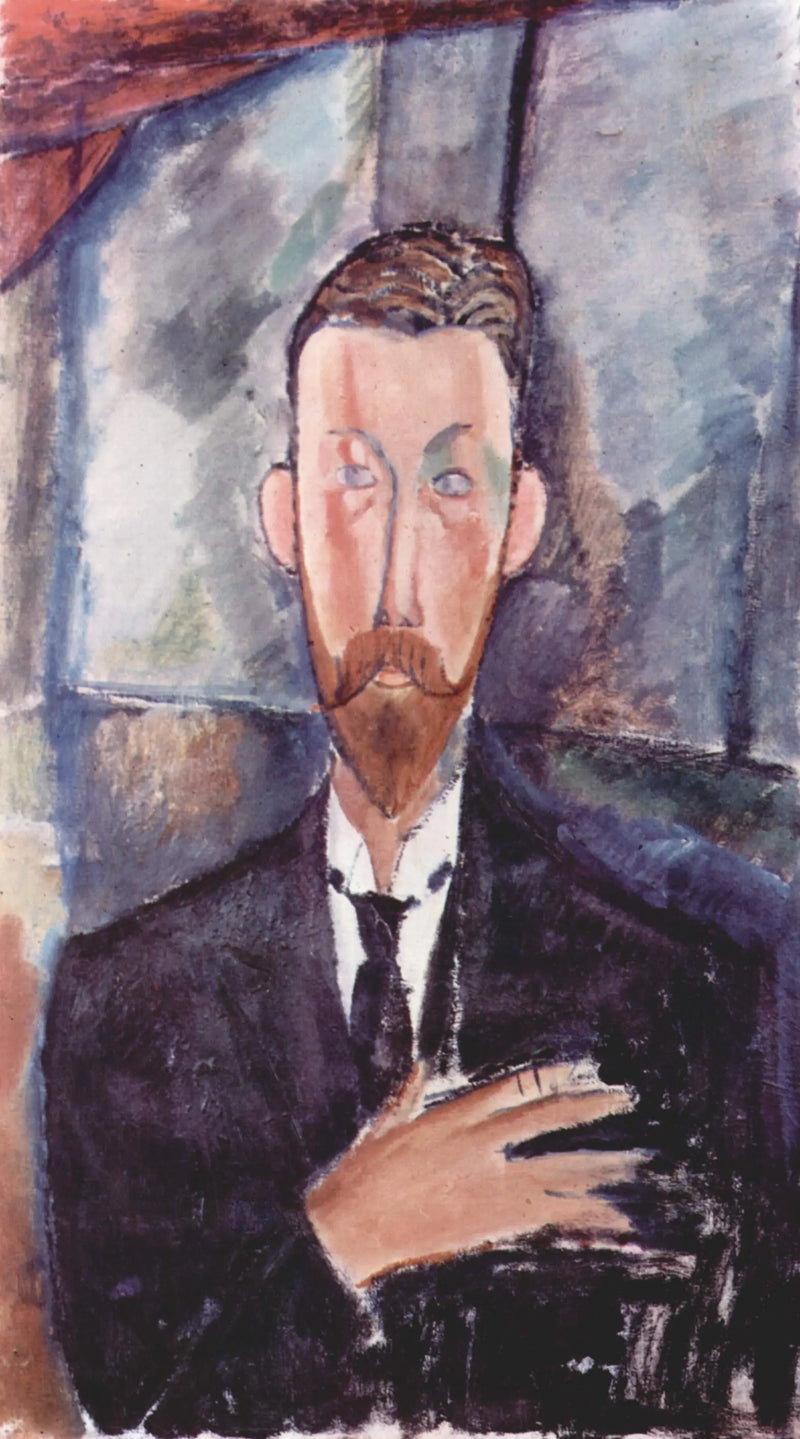 Paul Alexandre davanti a un vetro - Amedeo Modigliani