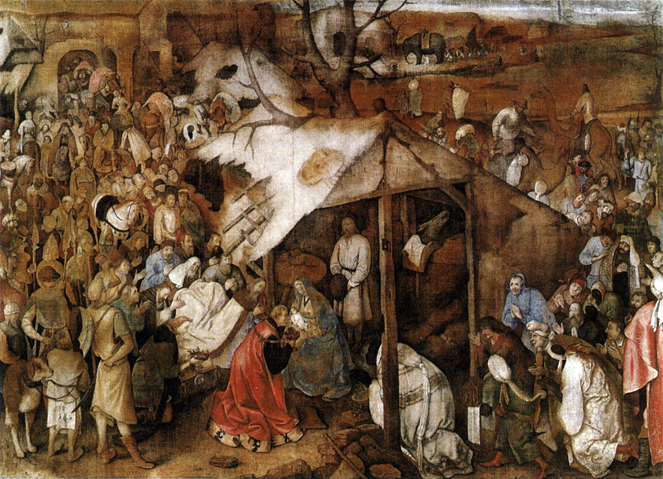 L'Adorazione dei Magi - Pieter Brueghel il Vecchio