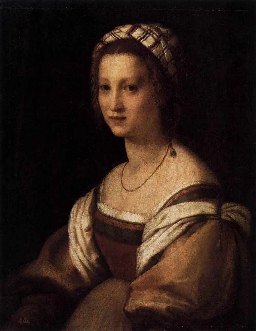 Portrait de femme - Andrea del Sarto - Alpha Reproduction