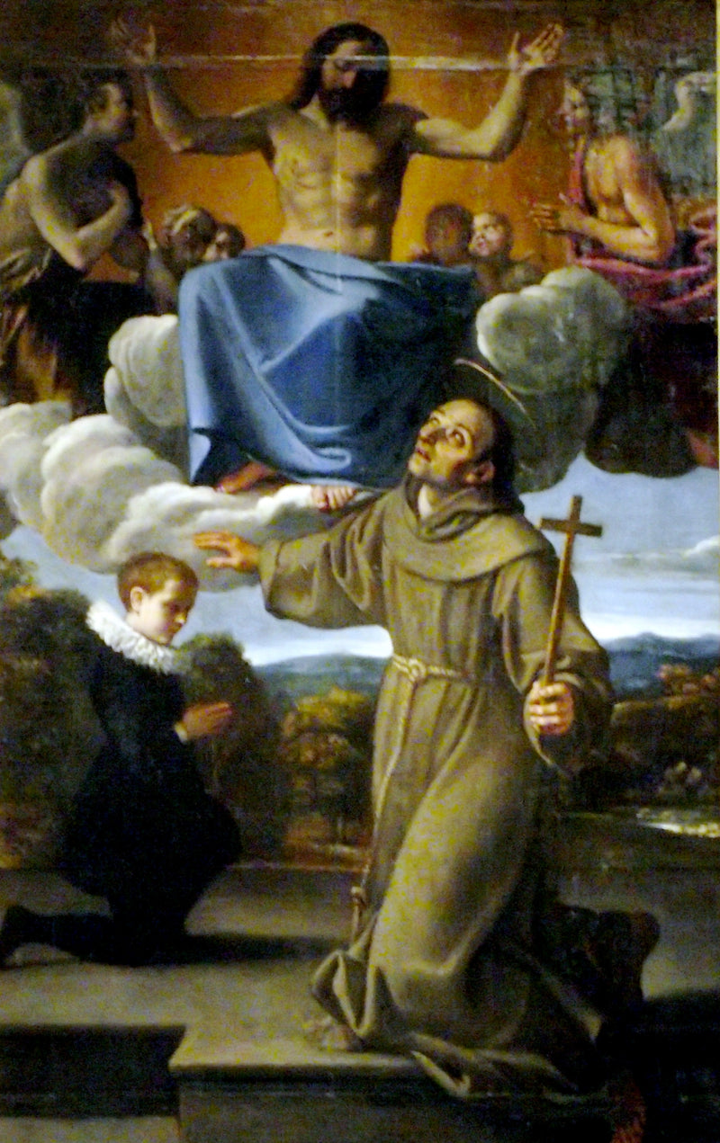 San Diego d'Alcalá presenta a Cristo, il figlio di Juan de Herrera - Annibale Carracci