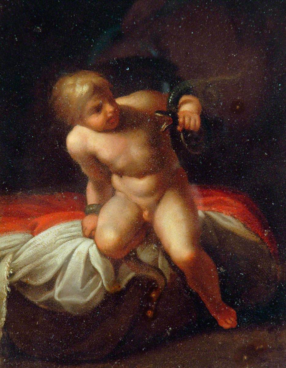 L'enfant Hercule - Annibale Carracci