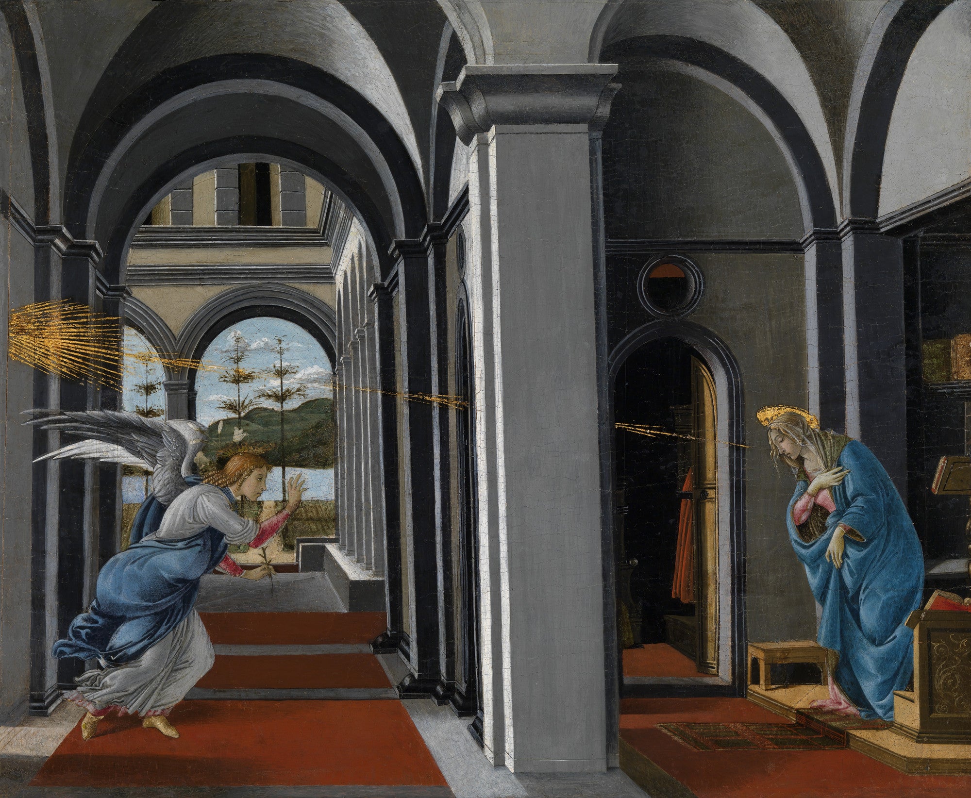 L'Annunciazione della chiesa fiorentina di San Barnaba - Sandro Botticelli