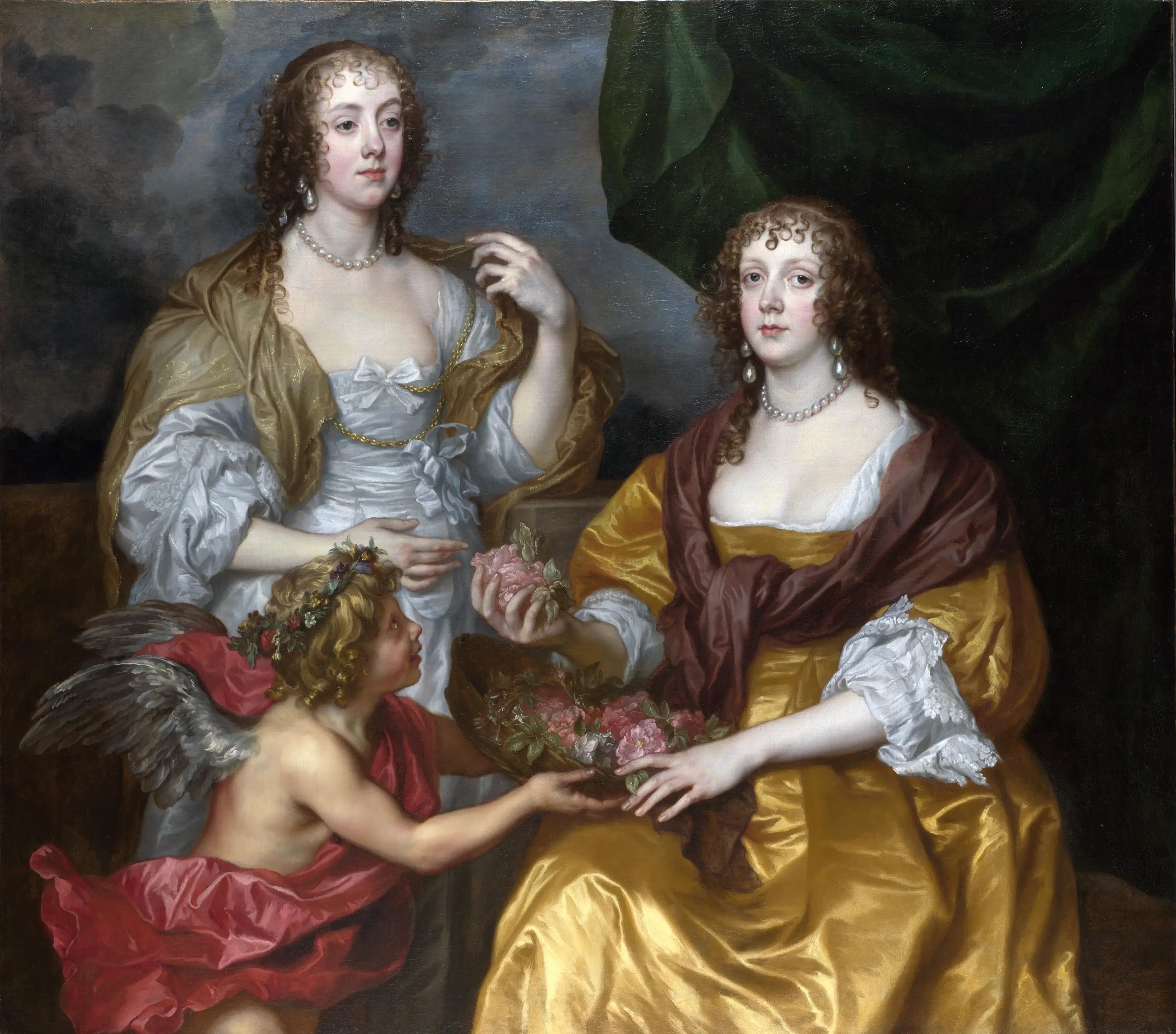 Lady Elizabeth Thimbelby et sa sœur - Antoine van Dyck - Alpha Reproduction