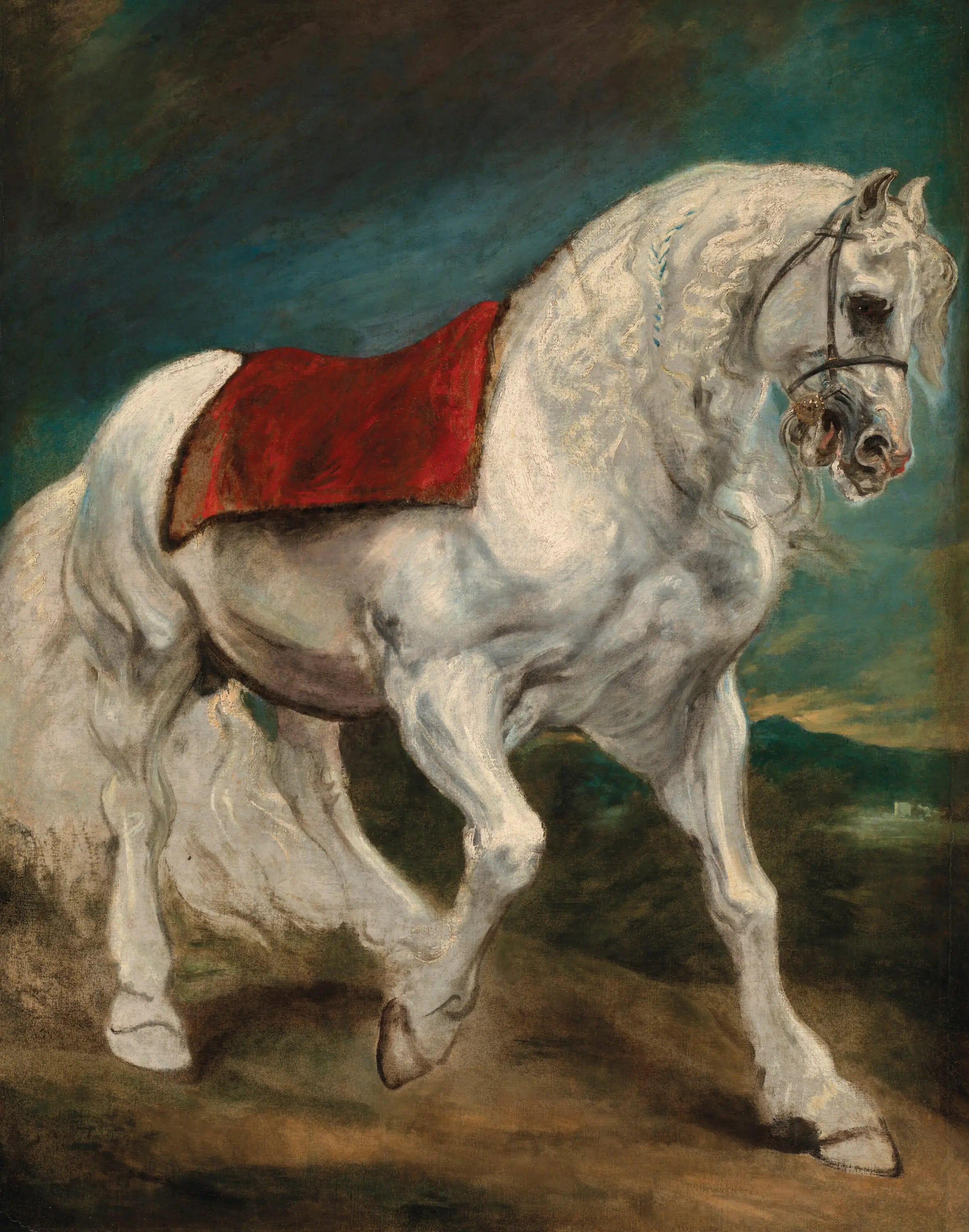 Un cheval andalou - Antoine van Dyck - Alpha Reproduction