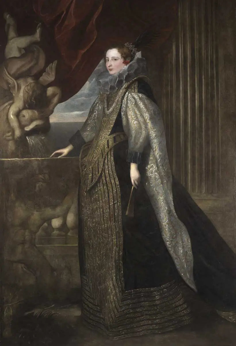 Portrait de Catarina Balbi Durazzo - Antoine van Dyck - Alpha Reproduction
