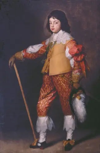 Portrait de Charles prince de Galles futur Charles II - Antoine van Dyck - Alpha Reproduction