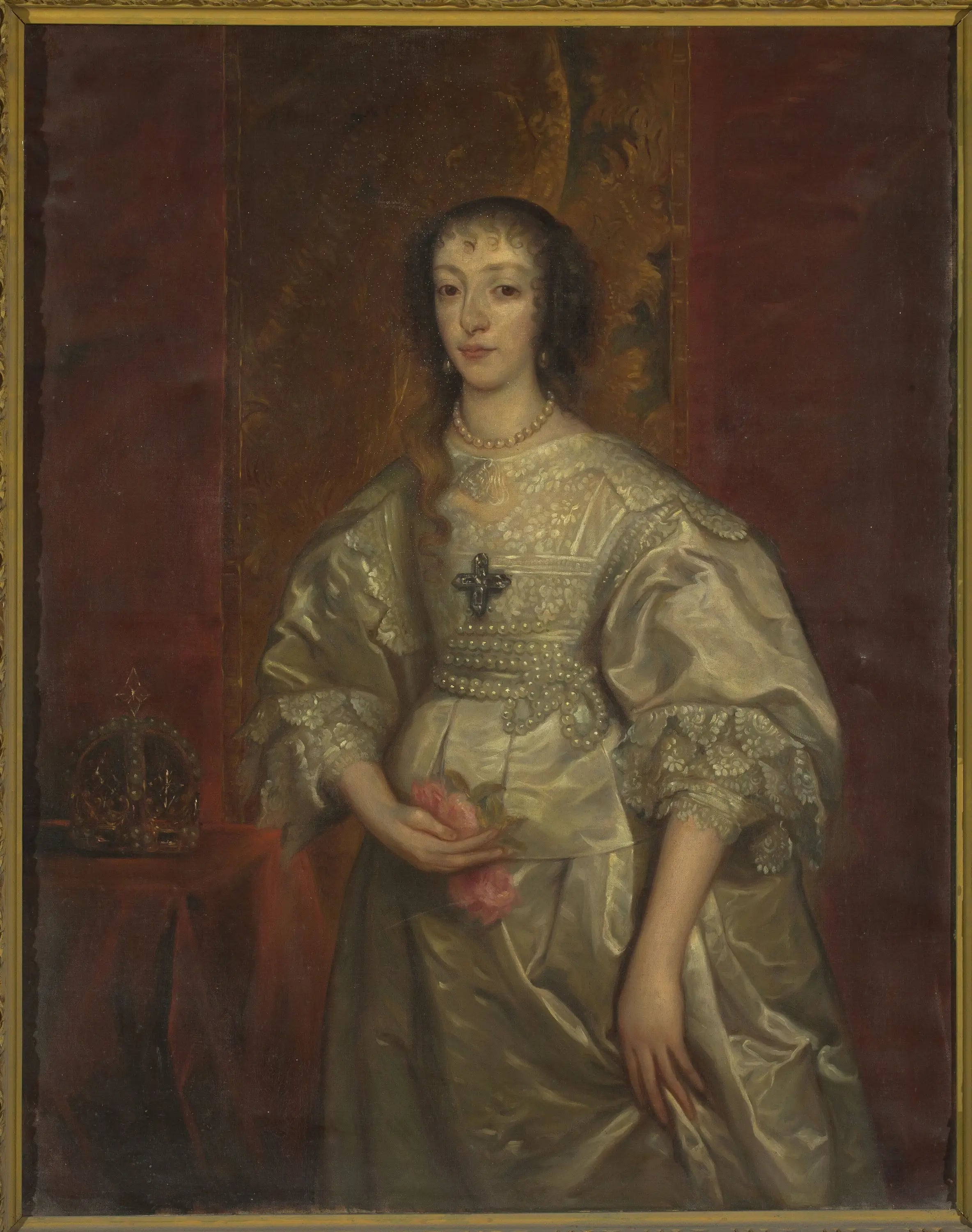 Portrait d’Henriette Marie (1609-1699) reine d’Angleterre - Antoine van Dyck - Alpha Reproduction