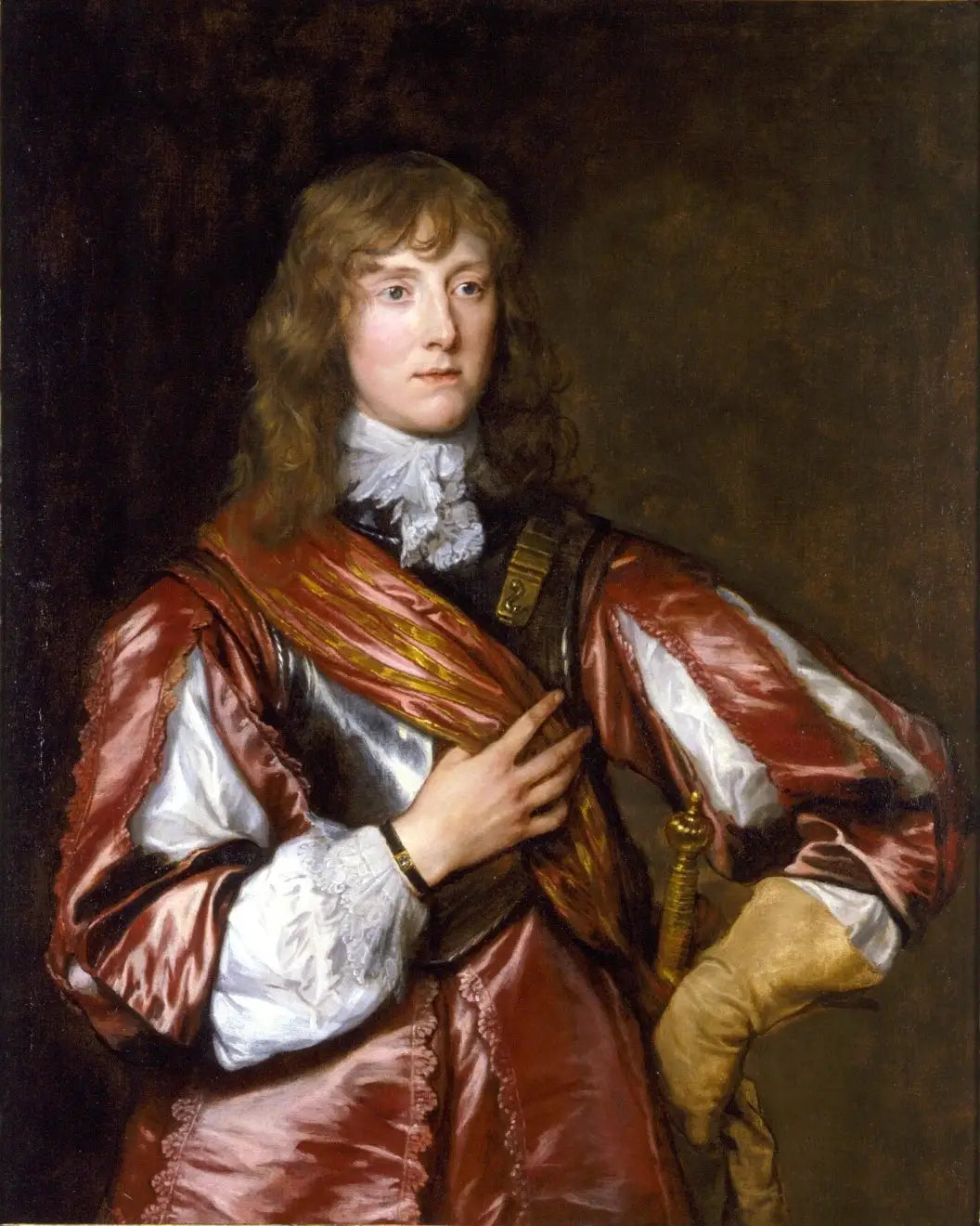 Portrait de John Belasyse plus tard 1er Lord Belasyse de Worlaby (1614-1689) - Antoine van Dyck - Alpha Reproduction