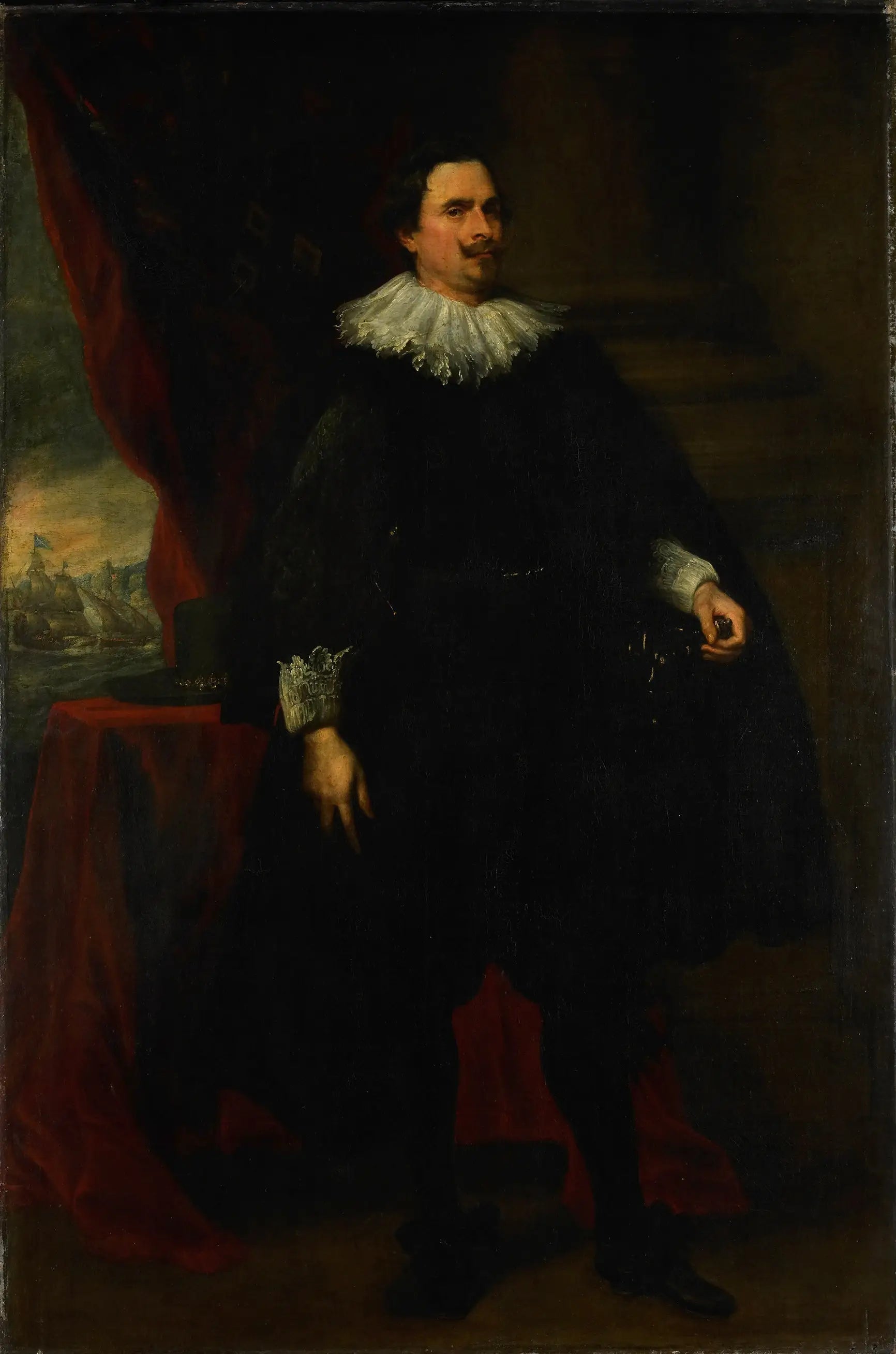 Portrait d’un homme de la famille van der Borght peut-être François van der Borght - Antoine van Dyck - Alpha