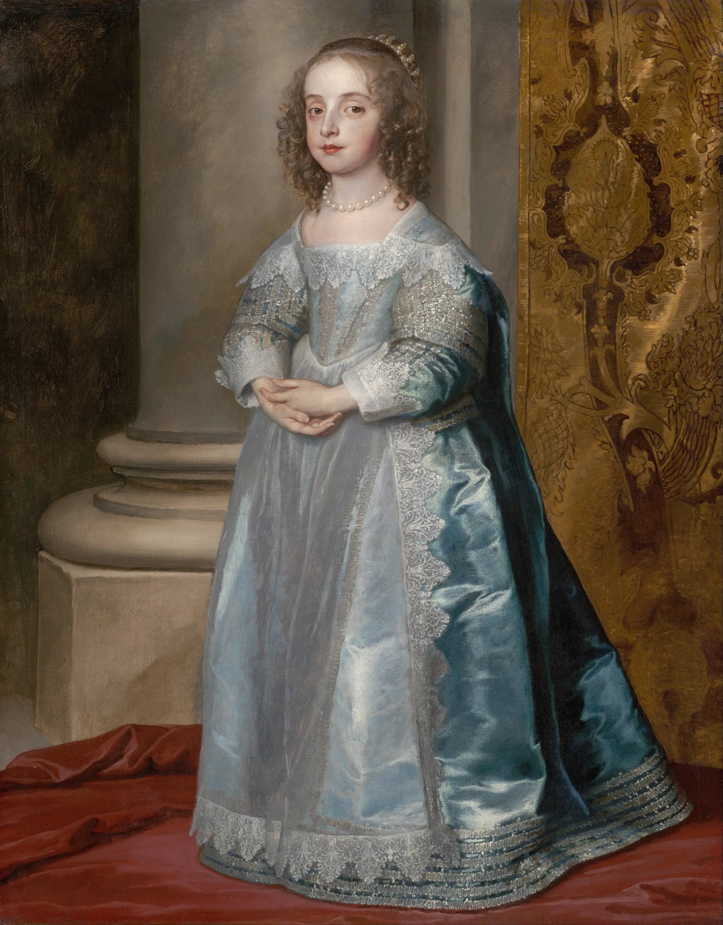 Princesse Mary fille de Charles Ier - Antoine van Dyck - Alpha Reproduction