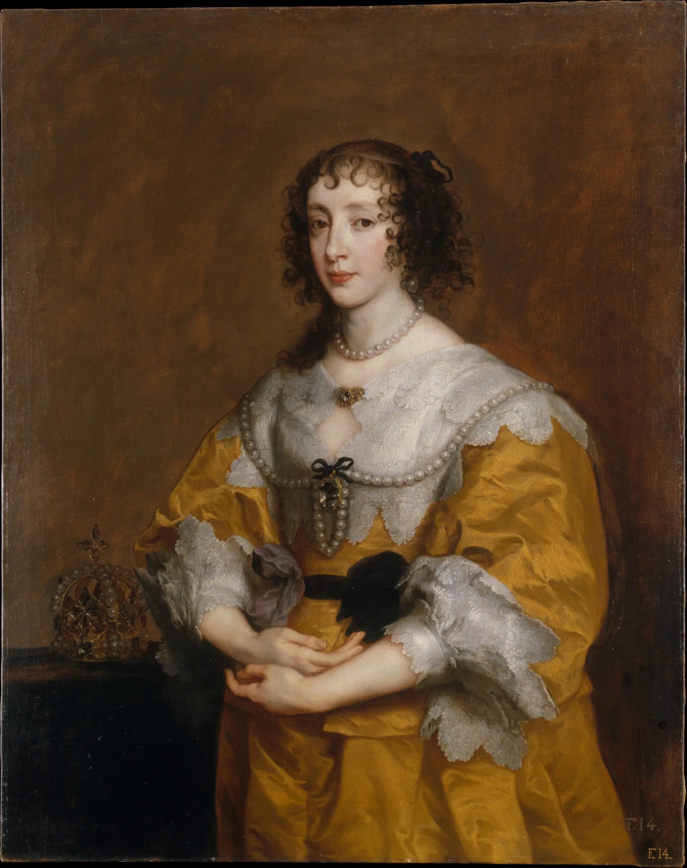 La reine Henriette Marie - Antoine van Dyck - Alpha Reproduction