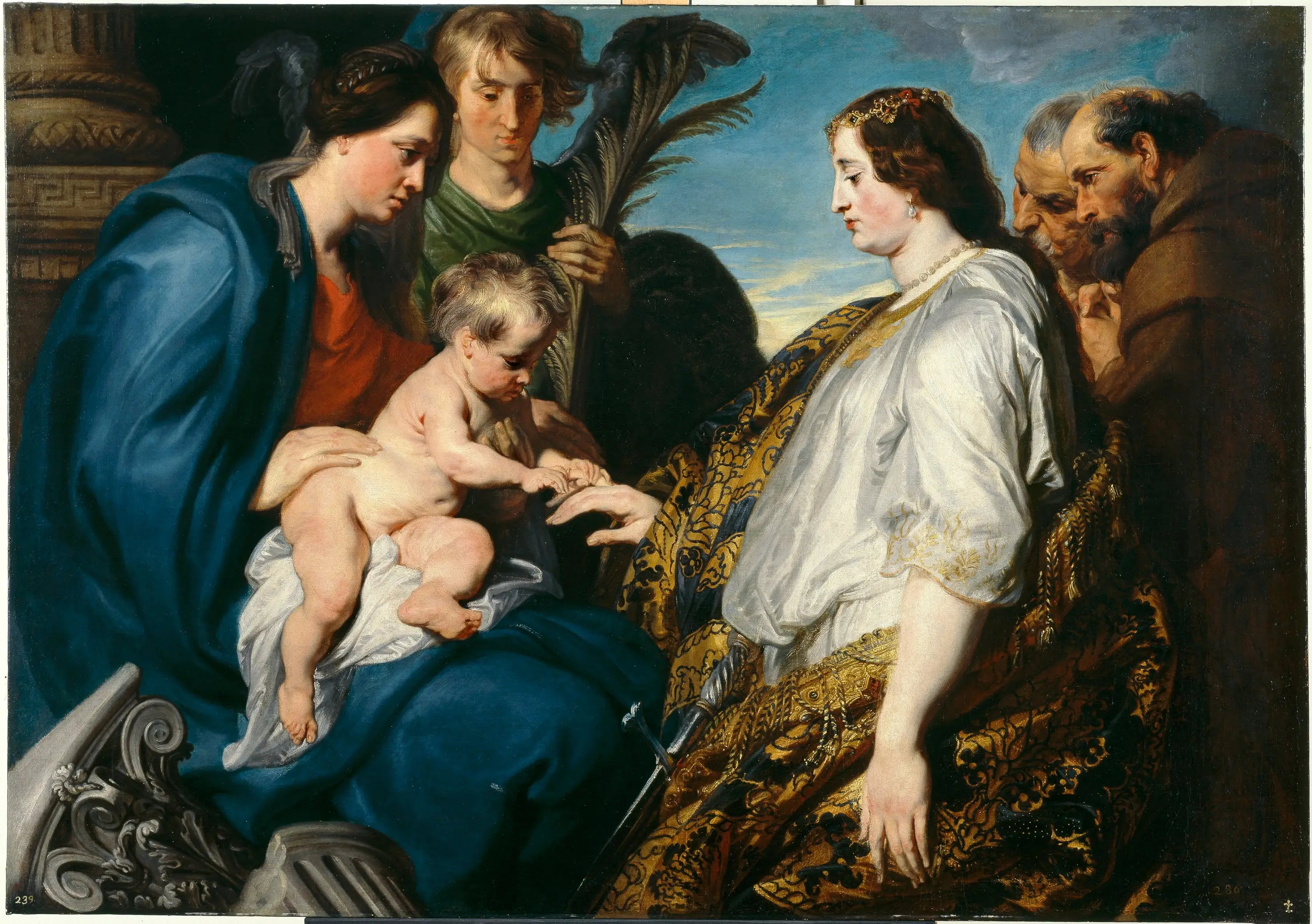 Le Mariage mystique de Sainte Catherine - Antoine van Dyck - Alpha Reproduction