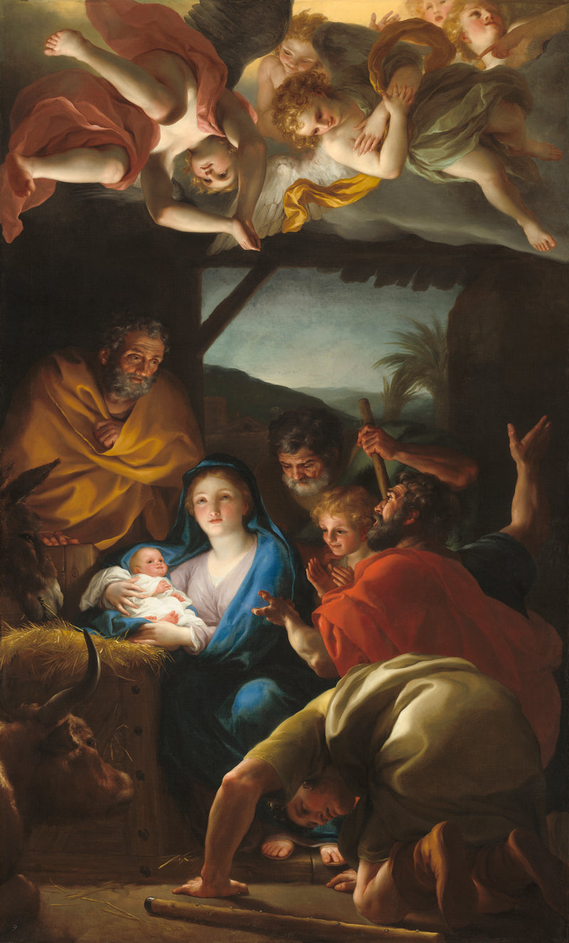 L’Adorazione dei pastori. - Anton Raphael Mengs