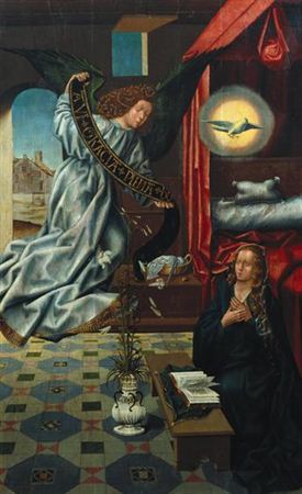 L’Annonciation du polyptyque de Viseu, Grão Vasco, 1503